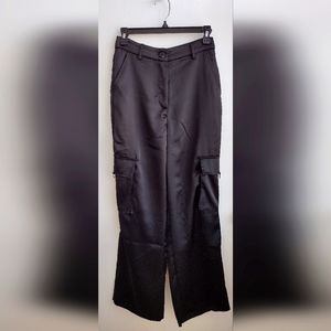 Sateen Black Pants